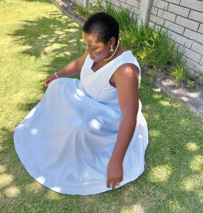 Bride sitting